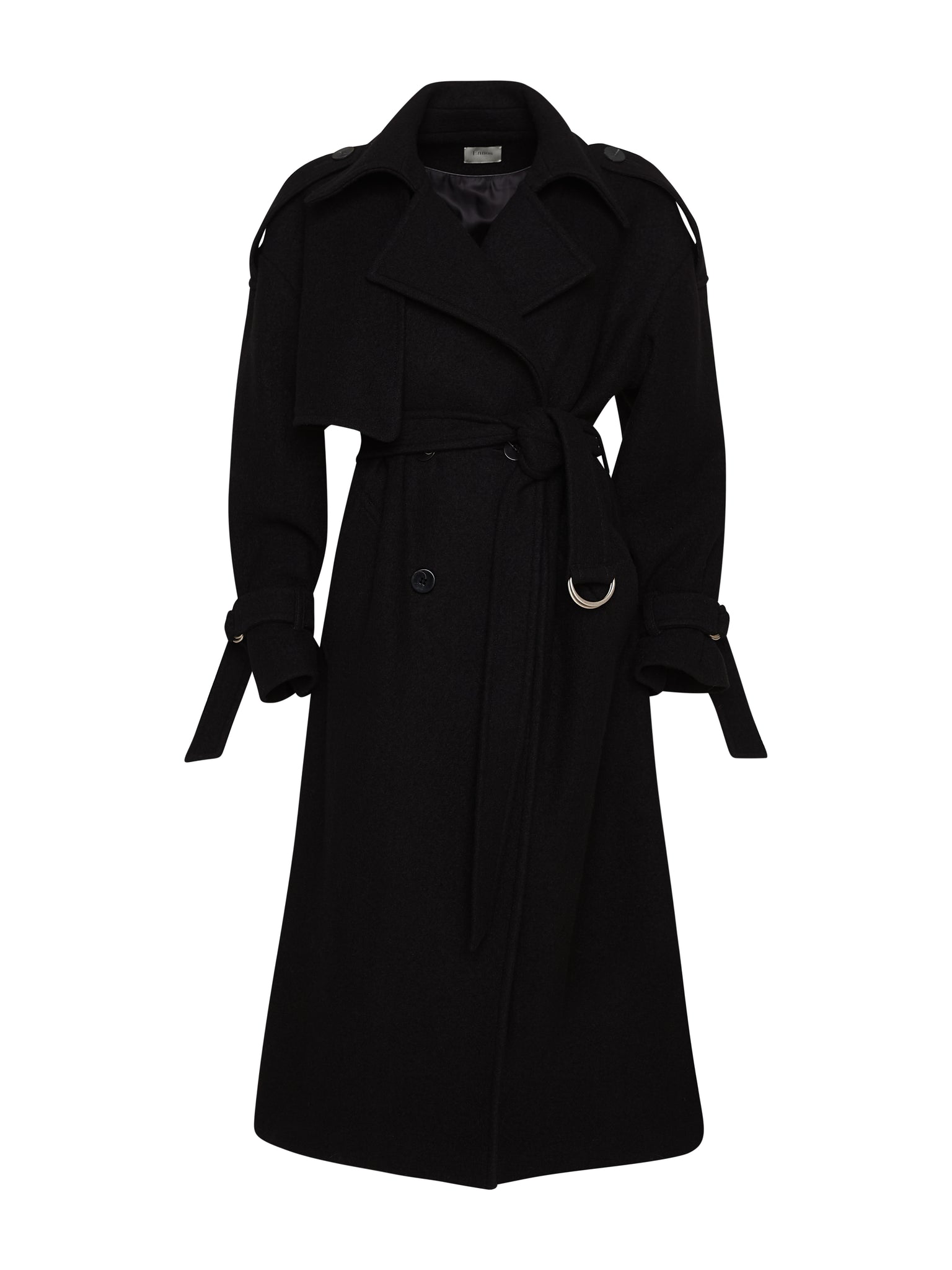 Aleksa coat black