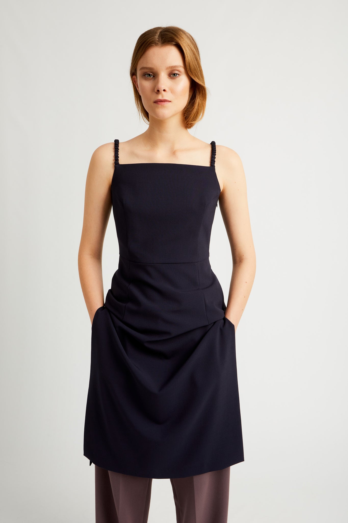 Clo dress dark blue