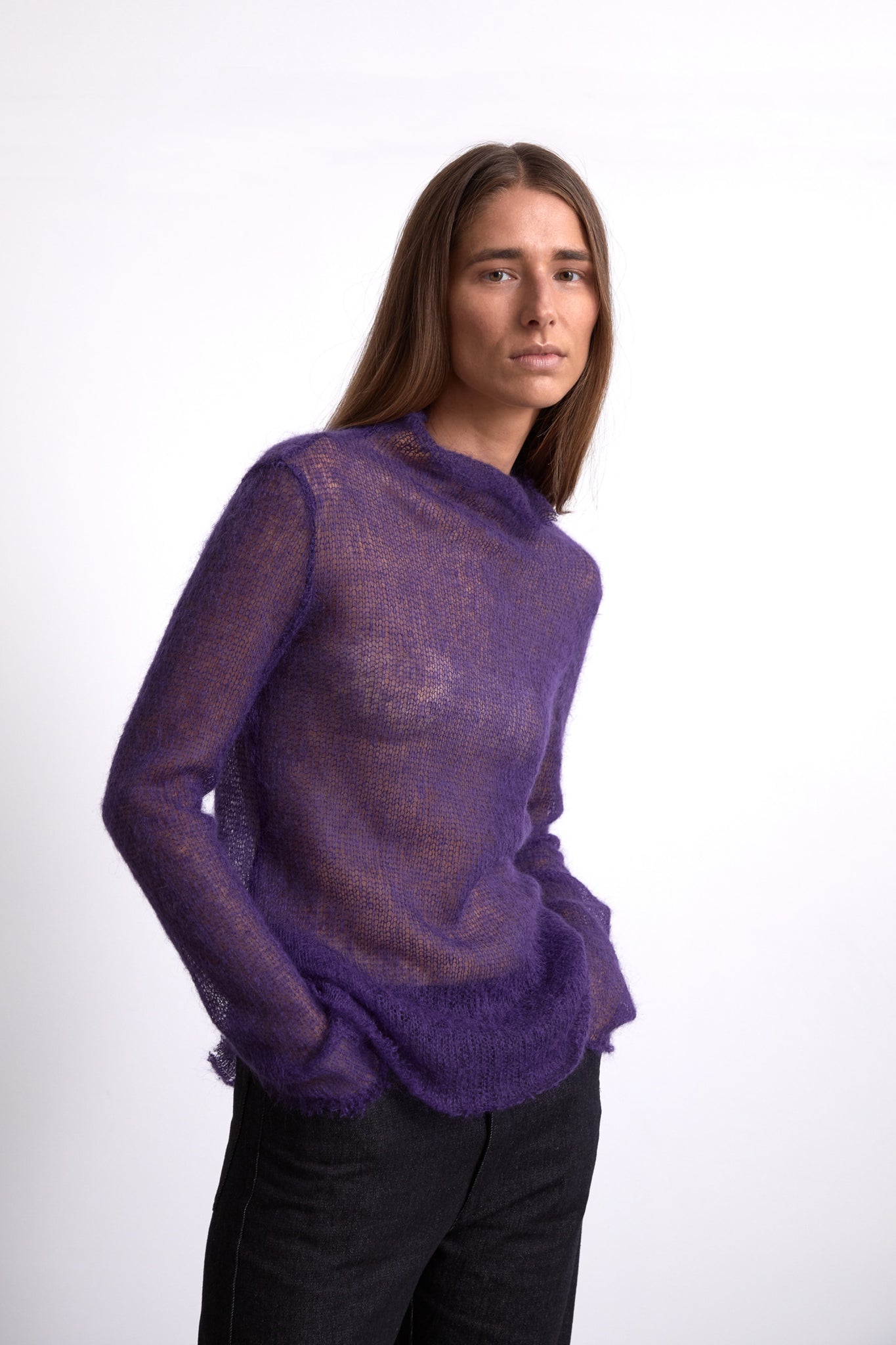 Glodie knit violet