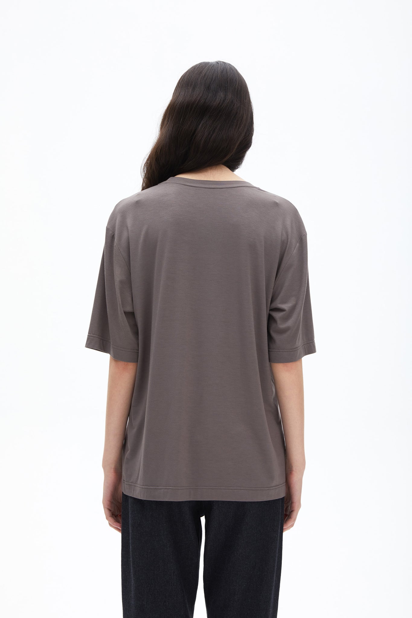 Glan t-shirt taupe