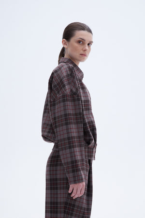 Ceres blouse tartan