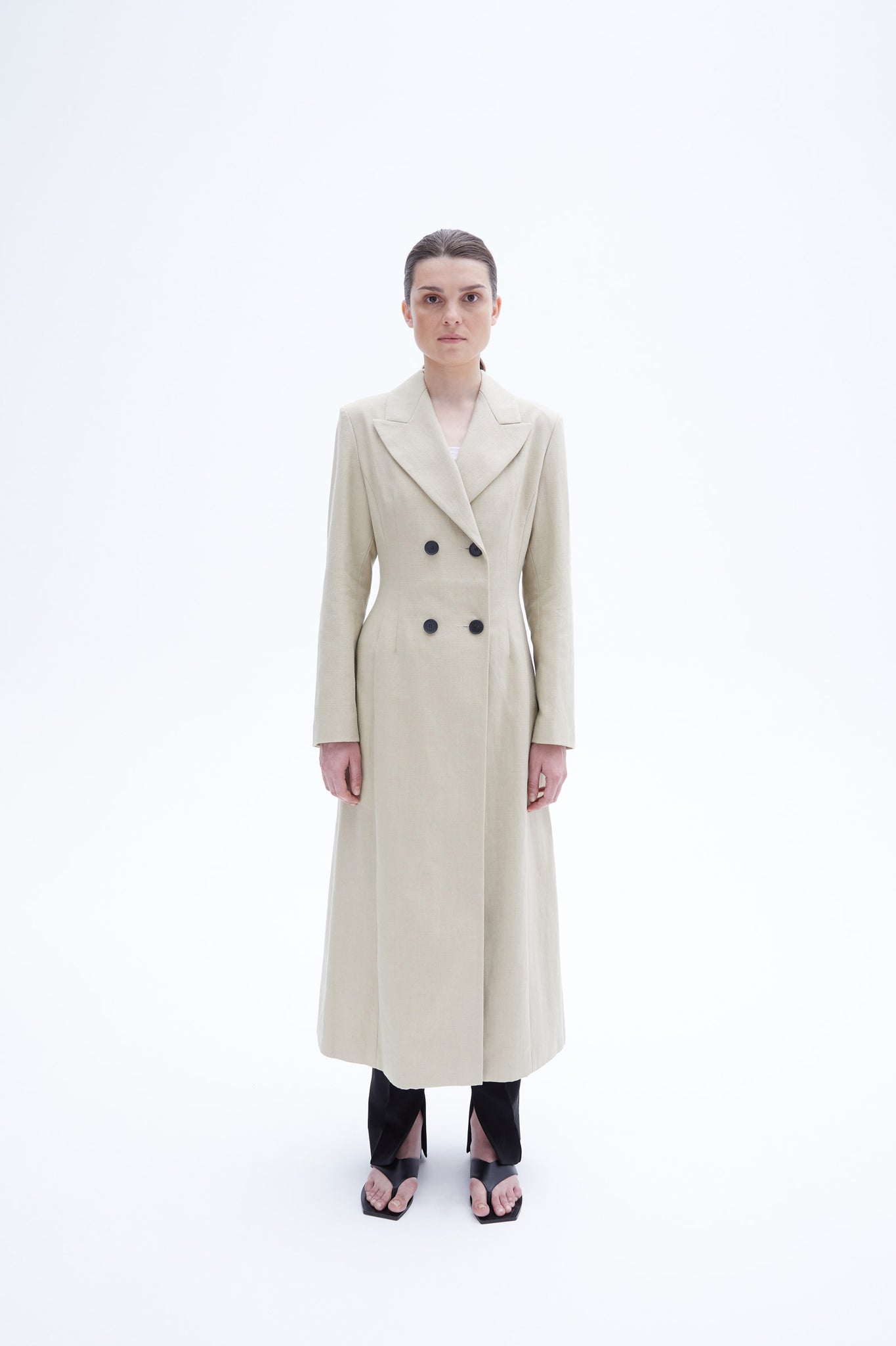 Bell coat nude