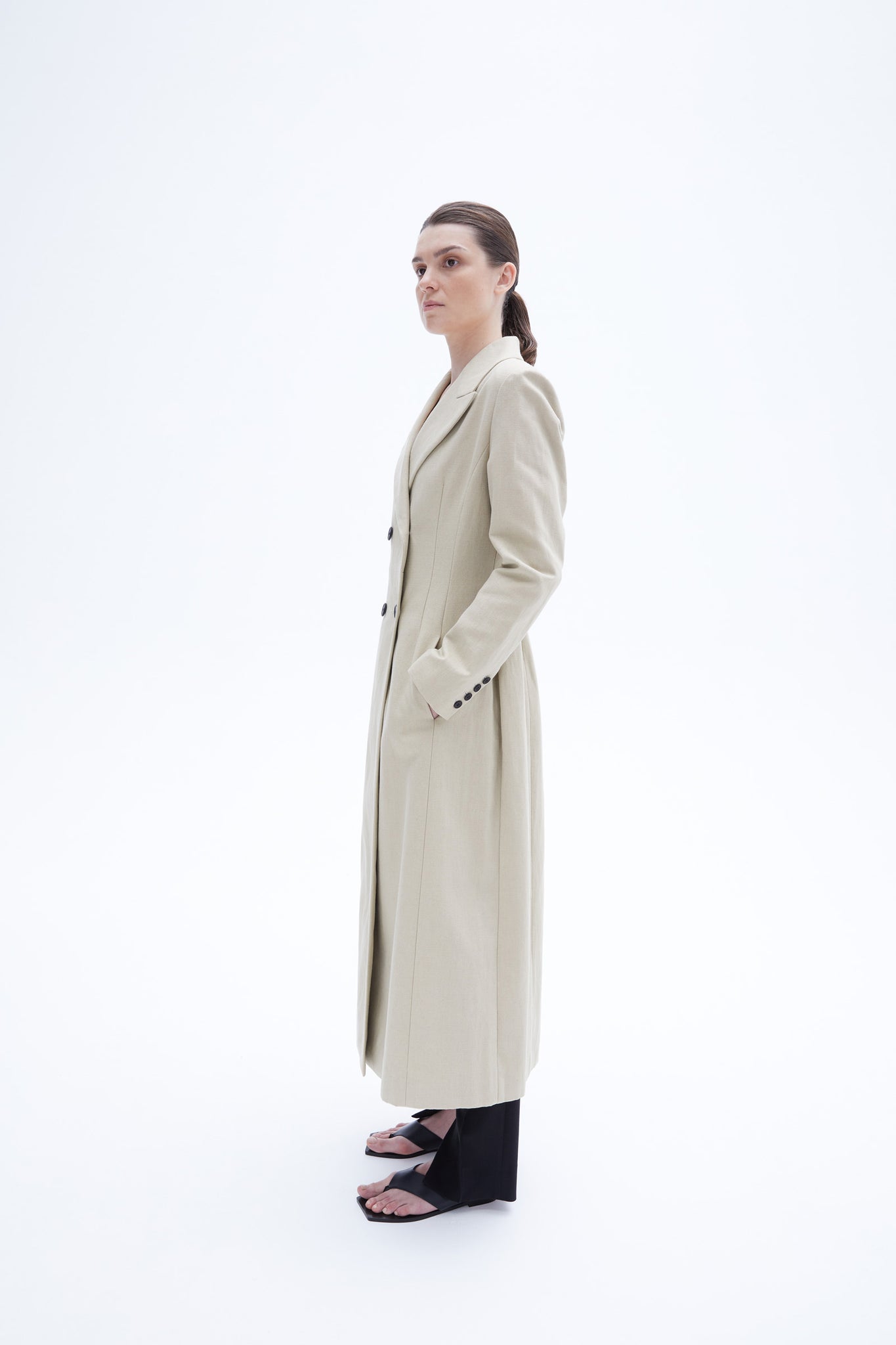 Bell coat nude