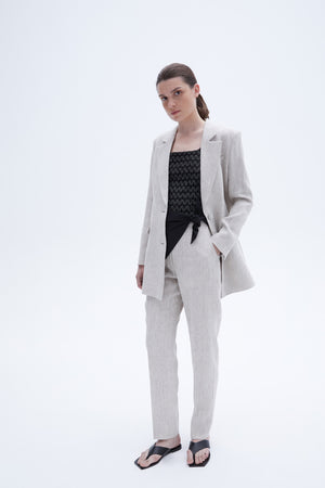 Brandi blazer classic linen