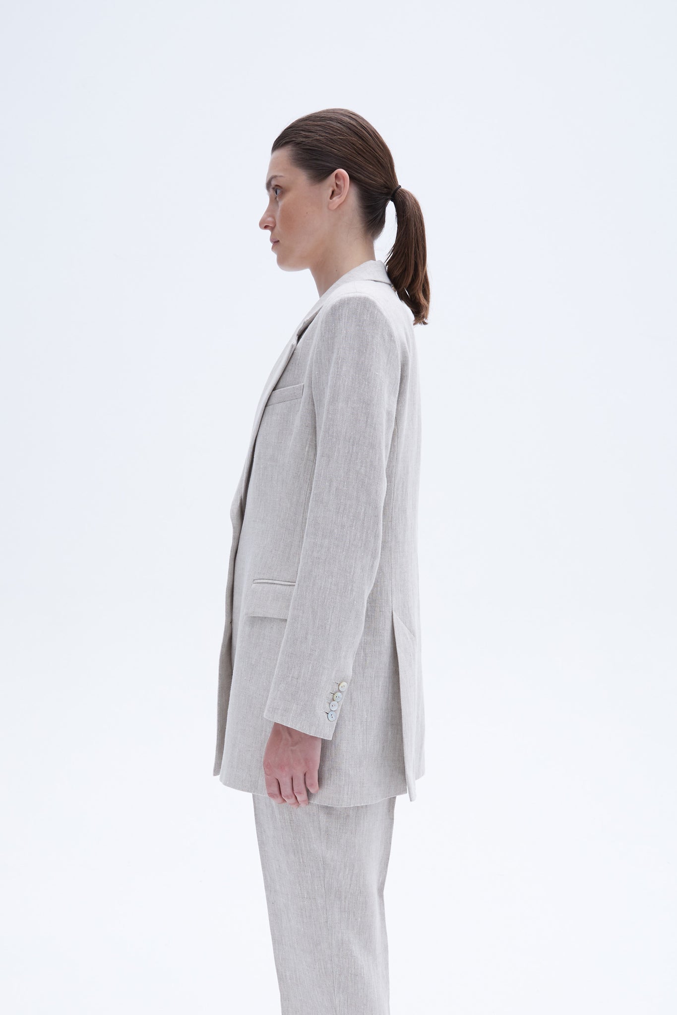 Brandi blazer classic linen